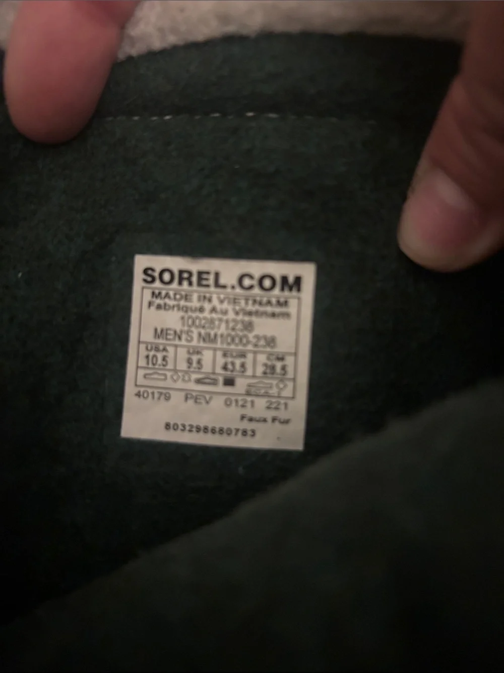Sorel Men's Brown Lace-Up Waterproof Winter Boots with Fleece Collar